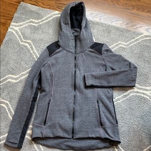 Athleta mixed media hoodie